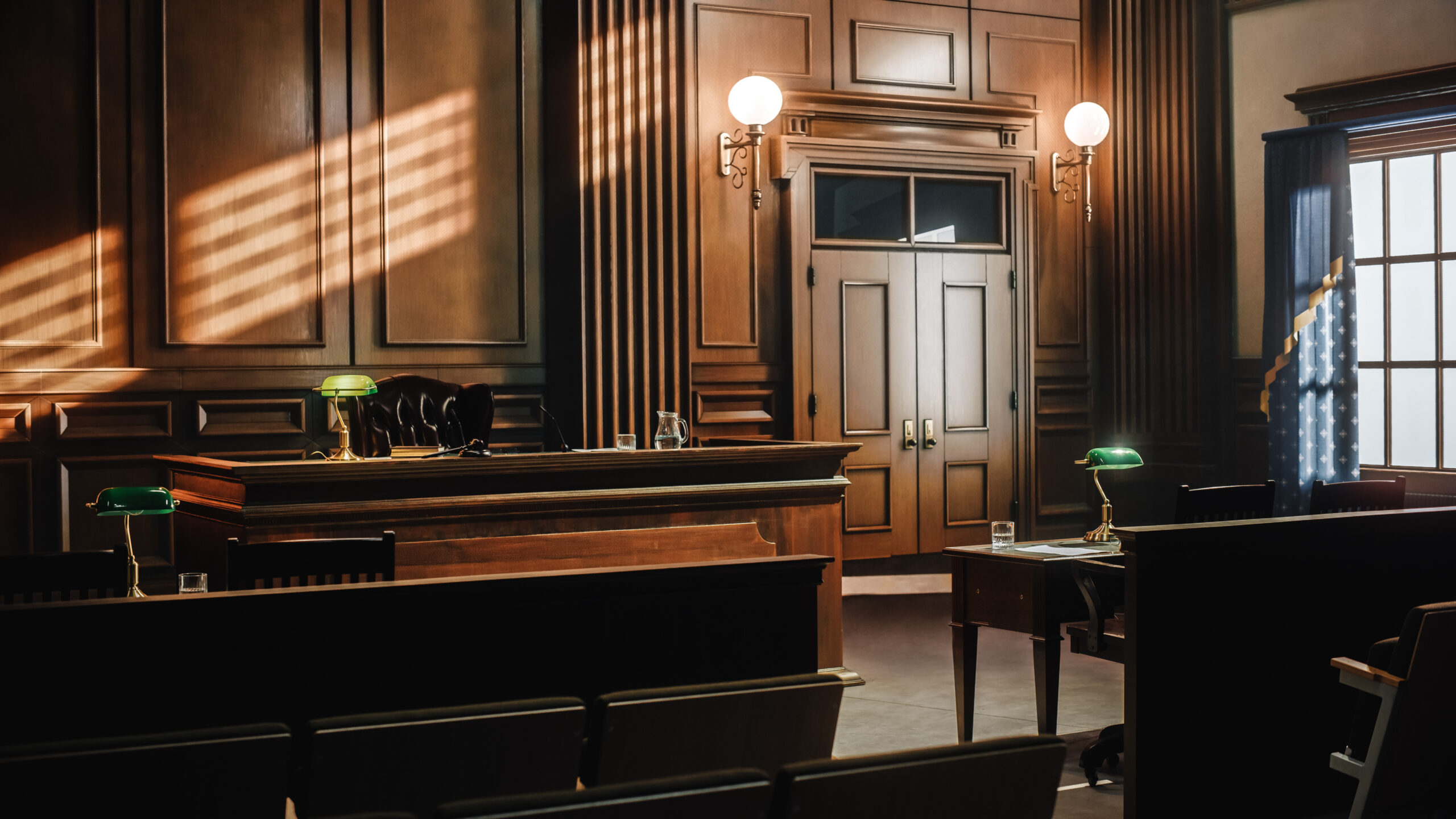 courtroom stock image