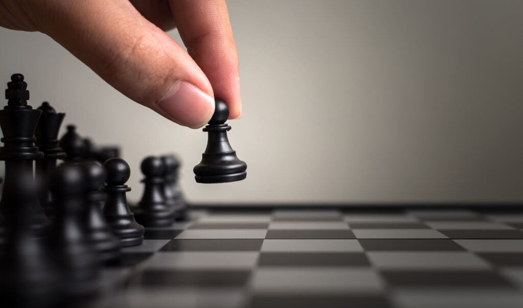 chess board and piece
